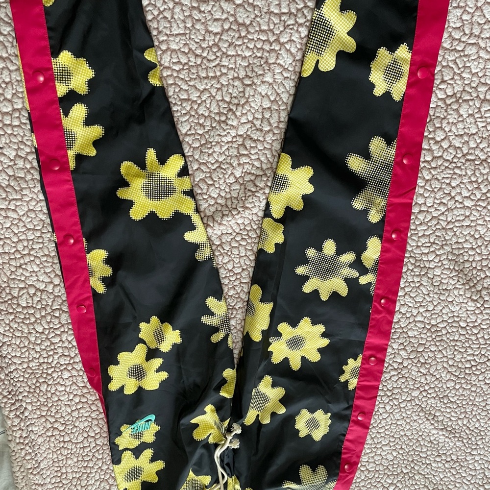Nike nylon button down athletic pants